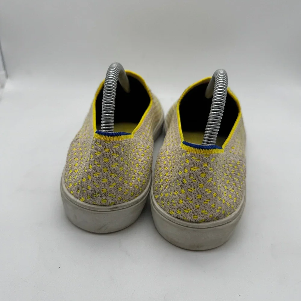 Rothy's‎ Women's Slip On Sneakers Yellow Knit Round Toe Comfort Size 10